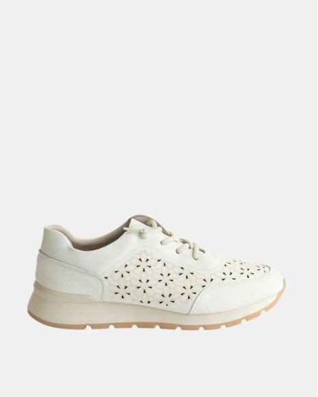Sapatos Sabrinas Mulher RKS Branco 321