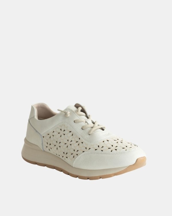 Sapatos Sabrinas Mulher RKS Branco 321