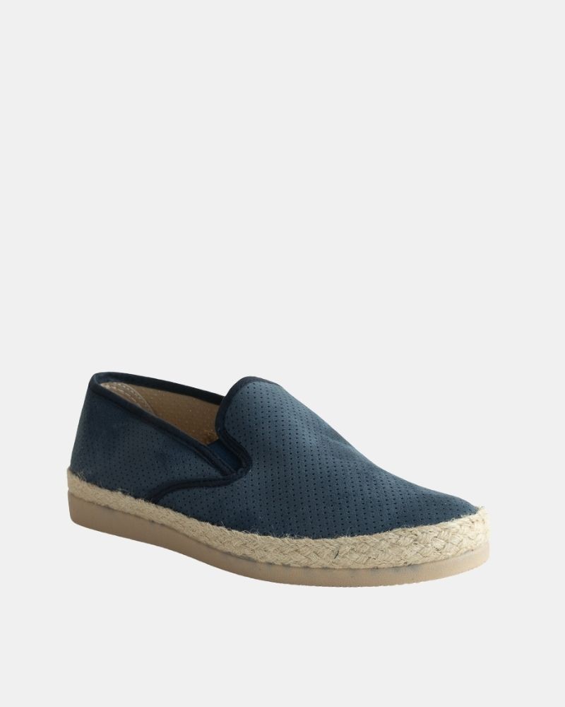 Sapatos Alpercatas de Ráfia para Homem RKS Azul BC7732