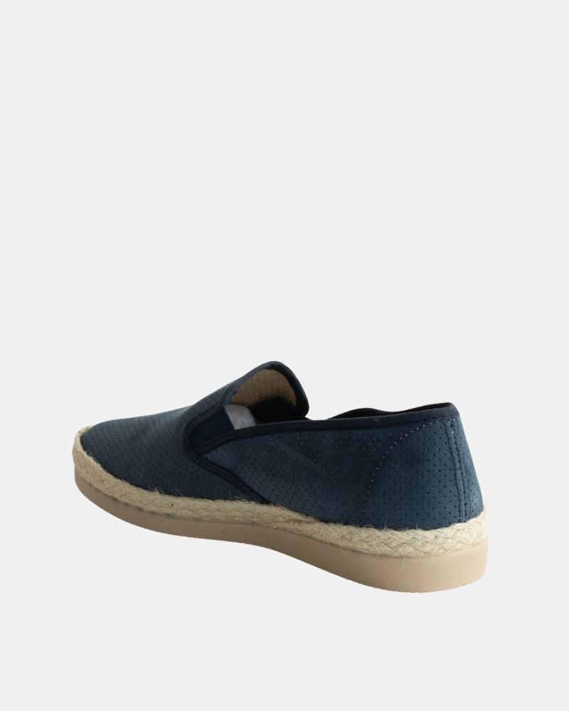 Sapatos Alpercatas de Ráfia para Homem RKS Azul BC7732