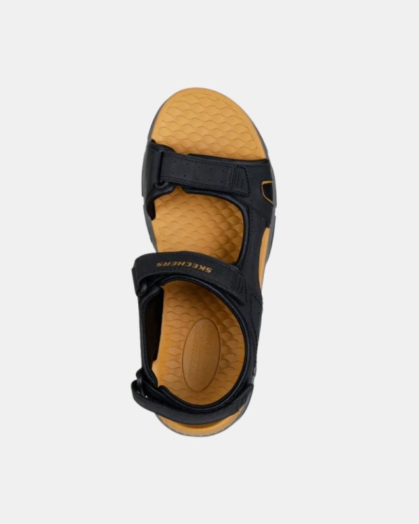 Sandalias Abiertas Hombre SKECHERS Negro 204106 RELAXED FIT TRESMEN HIRANO