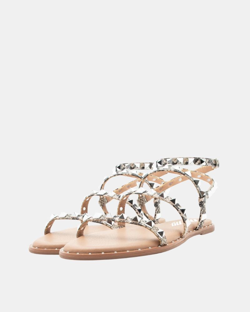 Sandalias Abiertas Mujer MUSTANG Animal Print 55896