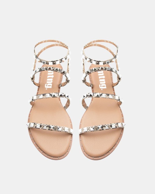 Sandalias Abiertas Mujer MUSTANG Animal Print 55896