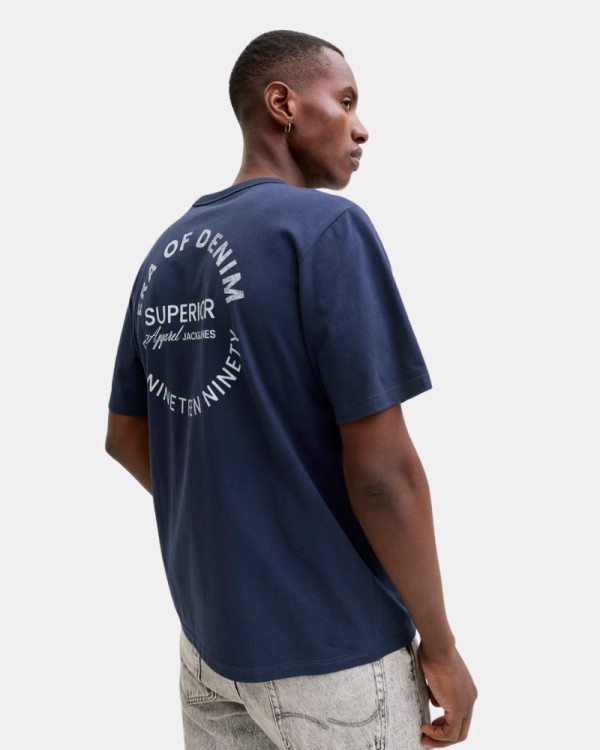Camisetas Manga corta Hombre JACK AND JONES Azul 12288005 DOVER