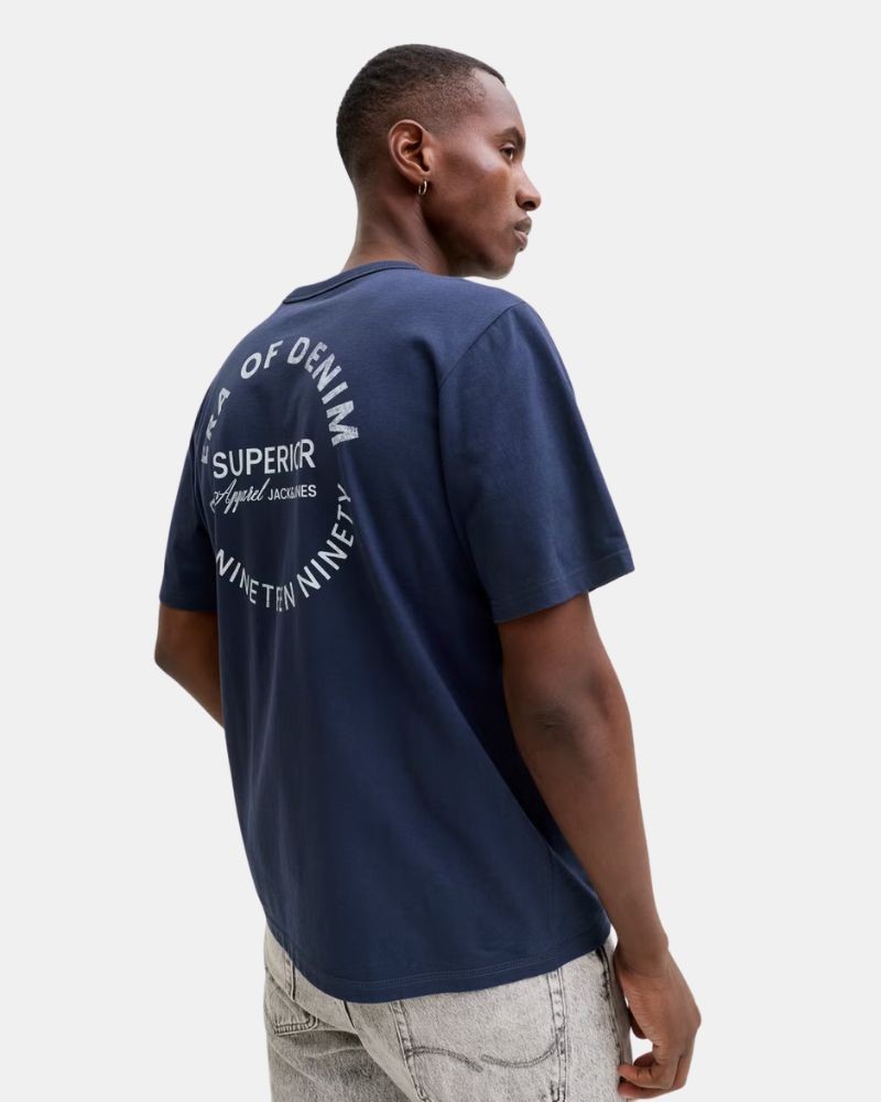 Camisetas Manga corta Hombre JACK AND JONES Azul 12288005 DOVER