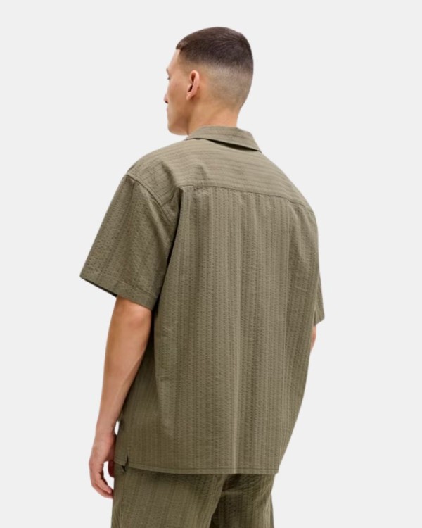 Camisas Manga corta Hombre JACK AND JONES Verde 12289457 TYSON
