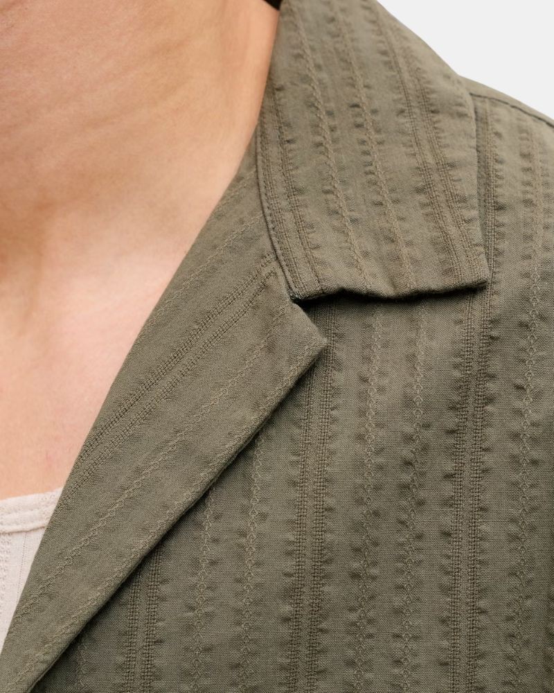 Camisas Manga corta Hombre JACK AND JONES Verde 12289457 TYSON
