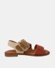 Sandalias Abiertas Mujer RKS Marrón 137473