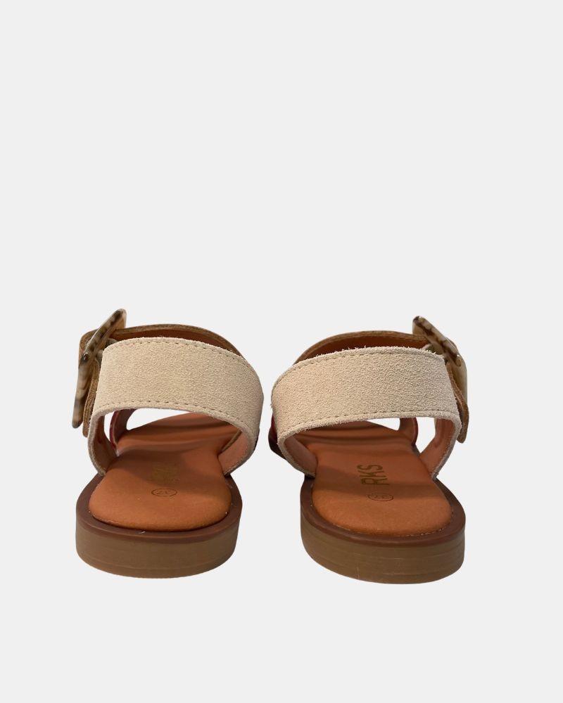 Sandalias Abiertas Mujer RKS Marrón 137473