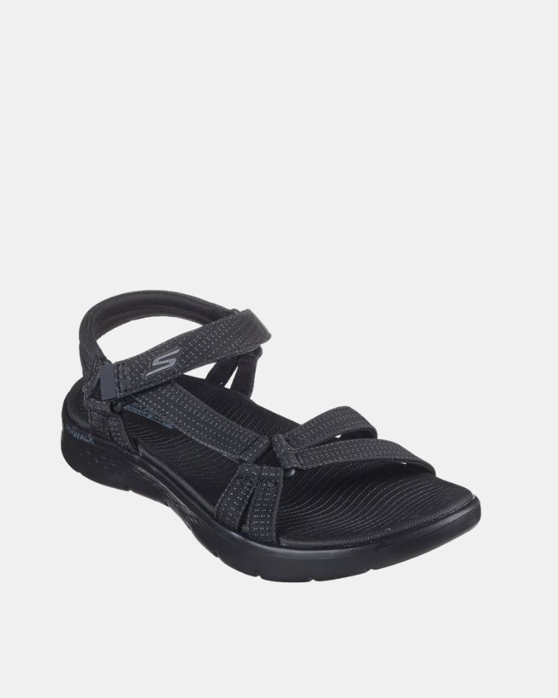Sandalias Abiertas Mujer SKECHERS Negro 141451 GO WALK FLEX SUBLIME