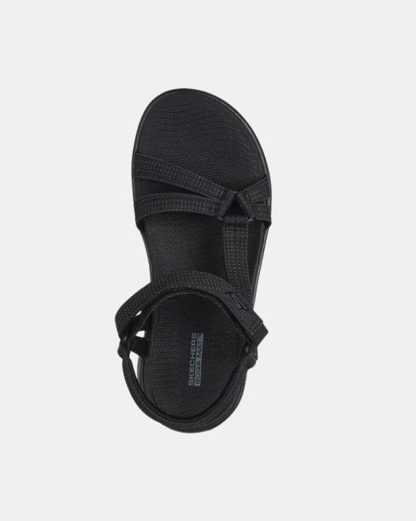 Sandalias Abiertas Mujer SKECHERS Negro 141451 GO WALK FLEX SUBLIME