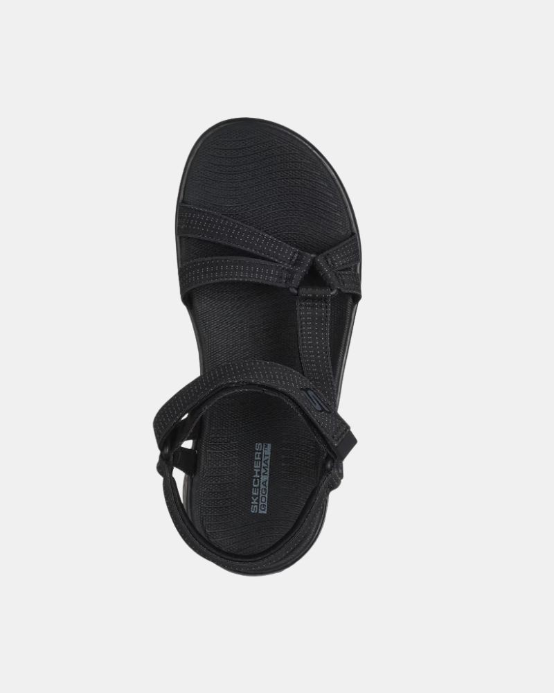 Sandalias Abiertas Mujer SKECHERS Negro 141451 GO WALK FLEX SUBLIME