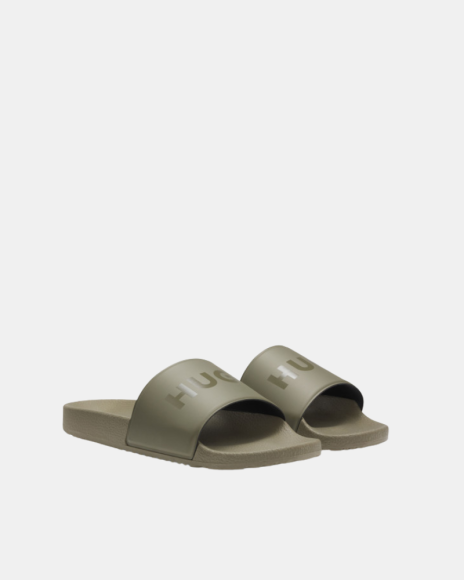 Sandalias Chancletas Hombre HUGO Verde 50563418 TIMEIN
