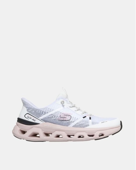 Sapatilhas Baixas Mulher SKECHERS Brancas 150513 SLIP INS GLIDE STEP