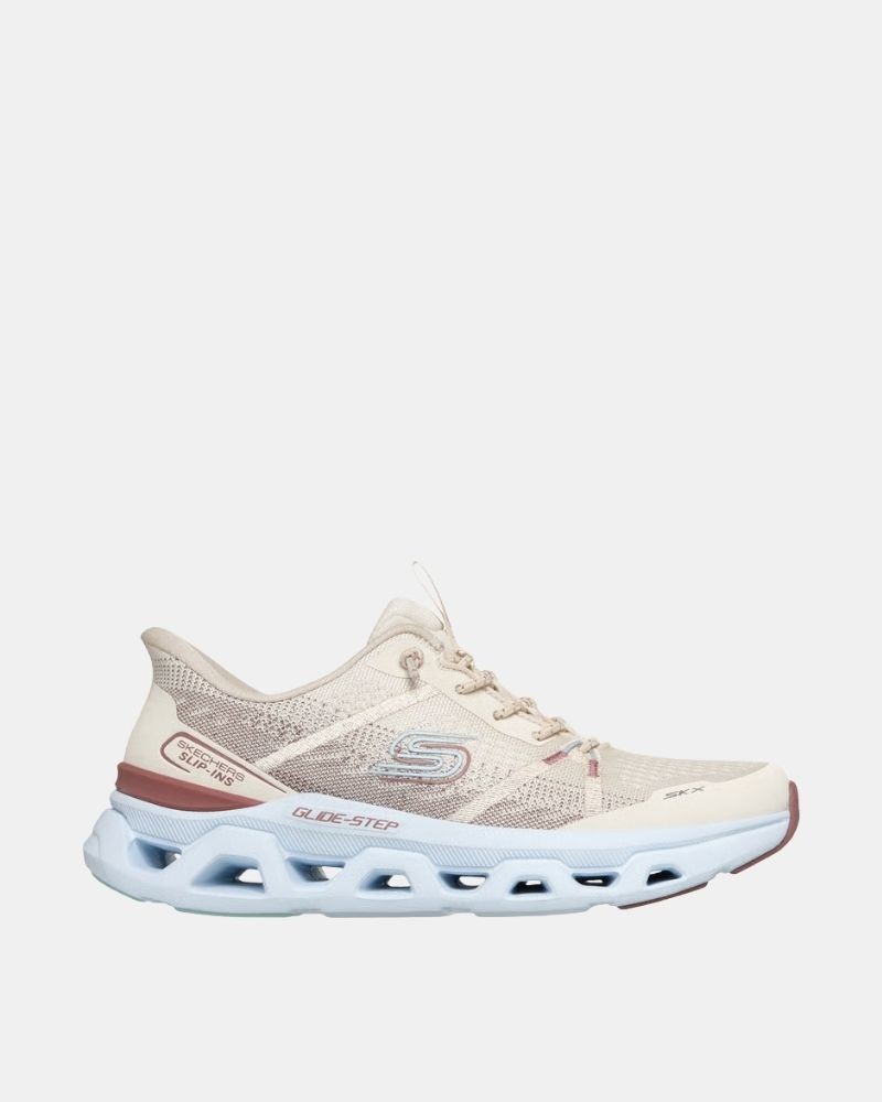 Ténis Baixos Mulher SKECHERS Branco 150513 SLIP INS GLIDE STEP