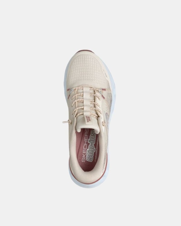 Ténis Baixos Mulher SKECHERS Branco 150513 SLIP INS GLIDE STEP