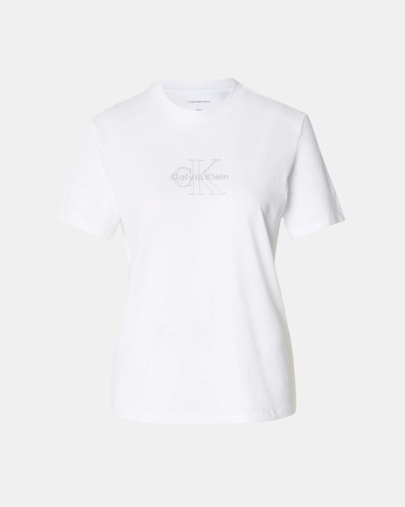Camisetas Manga curta Mulher CALVIN KLEIN Branco LV047F831G