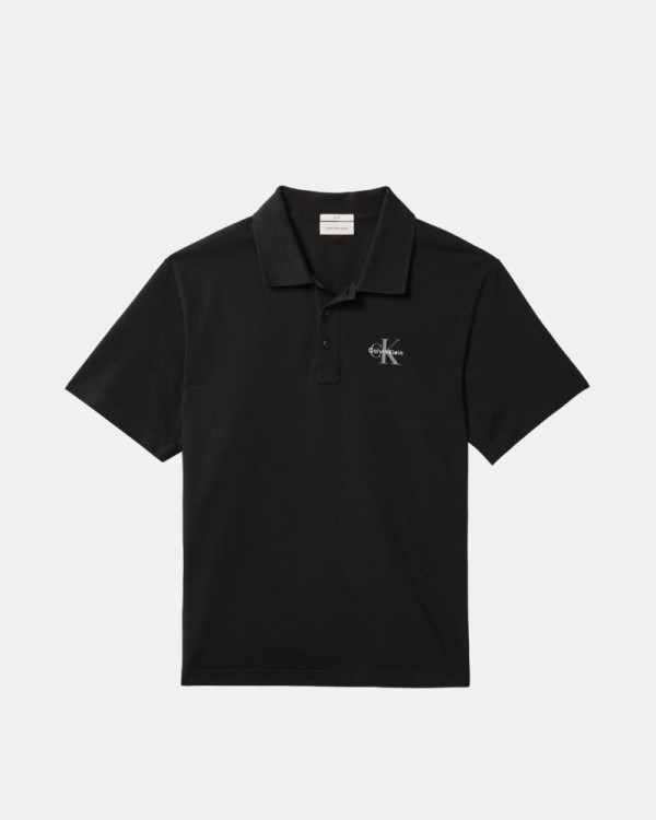 Camisetas Manga Curta Polos Homem CALVIN KLEIN Preto LV04RF209GUB1