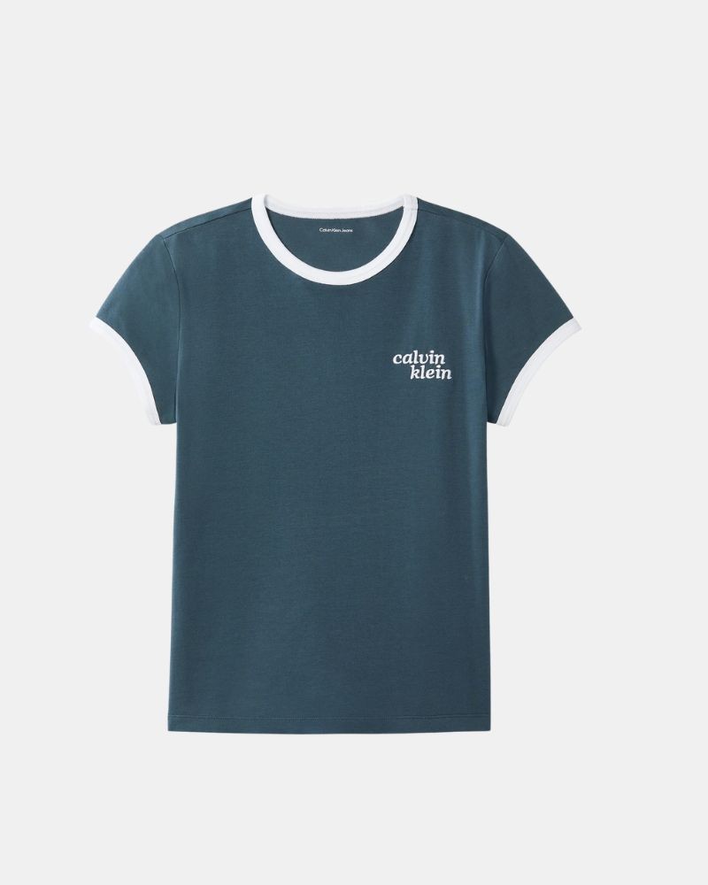 Camisetas Manga corta Mujer CALVIN KLEIN Azul LV047G803GCEG