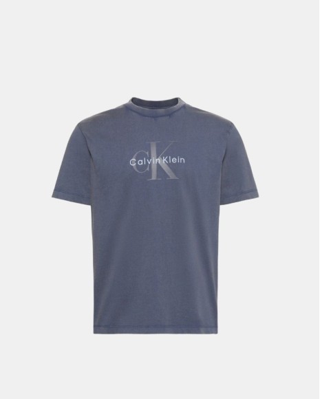 T-shirts de manga curta Homem CALVIN KLEIN Azul LV04RG832GXL7