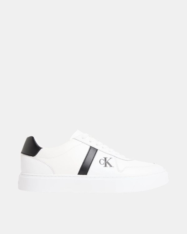 Sapatilhas Baixas Homem CALVIN KLEIN Brancas HM0HM02237