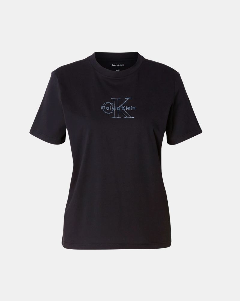 T-shirts de manga curta para mulher CALVIN KLEIN Preto LV047F831G