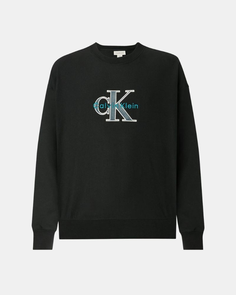 Sweatshirts sem capuz para homem CALVIN KLEIN Preto LV04RE200G