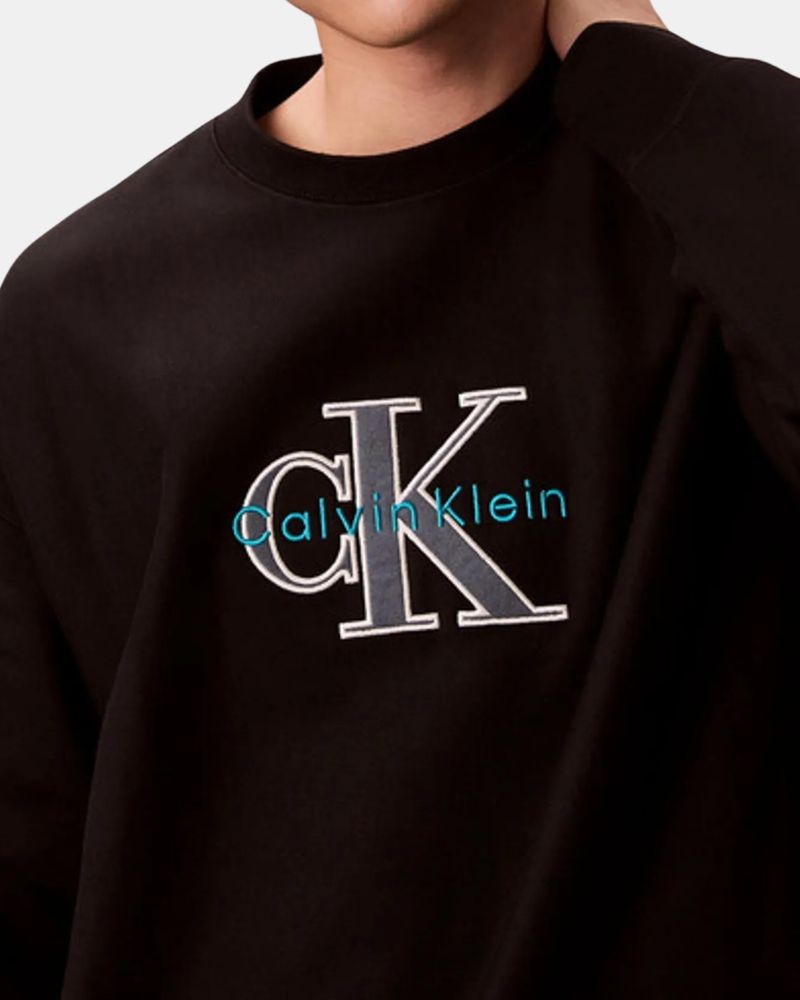 Sweatshirts sem capuz para homem CALVIN KLEIN Preto LV04RE200G