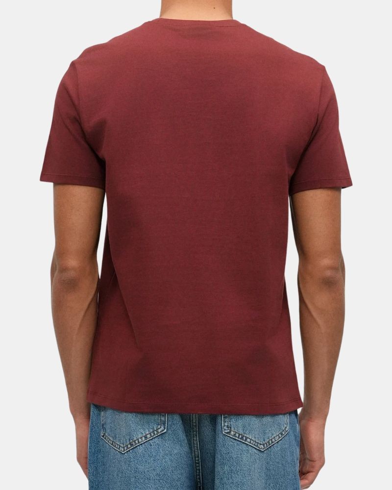 Camisetas de manga curta para homem CALVIN KLEIN Vermelho LV04RD254G