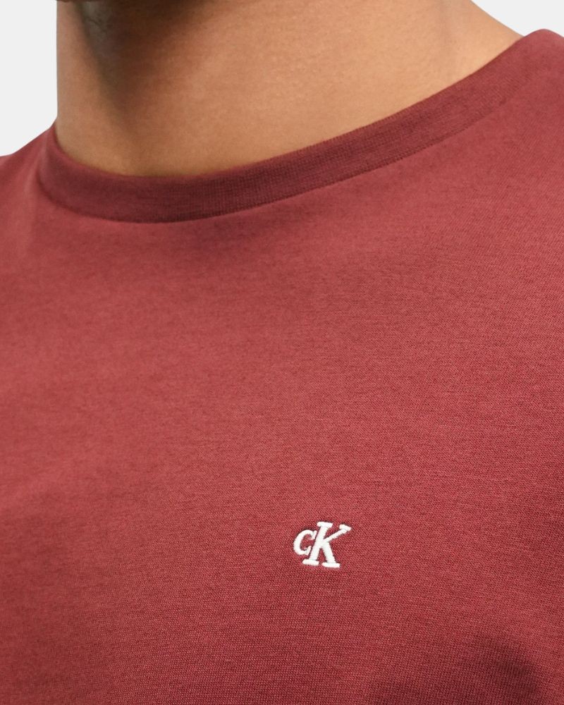Camisetas de manga curta para homem CALVIN KLEIN Vermelho LV04RD254G