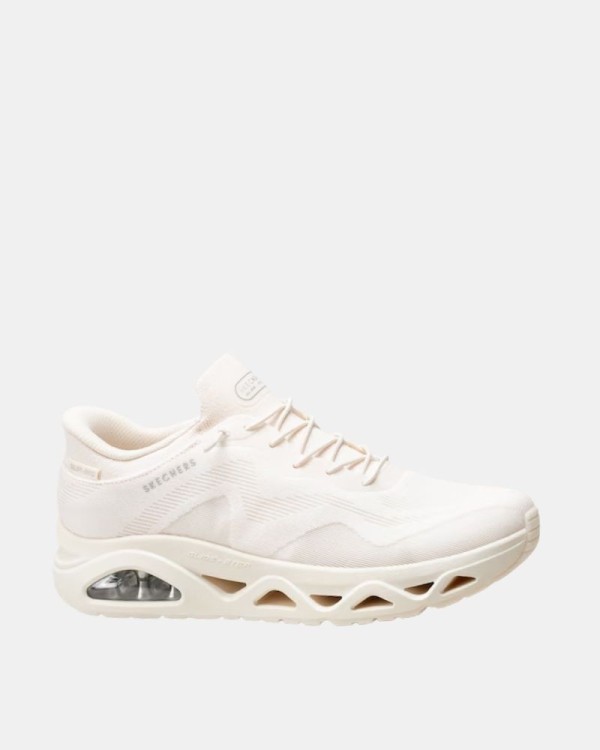 Sapatilhas Baixas Mulher SKECHERS Brancas 190115 UNO GLIDE STEP AIR GLIDERS