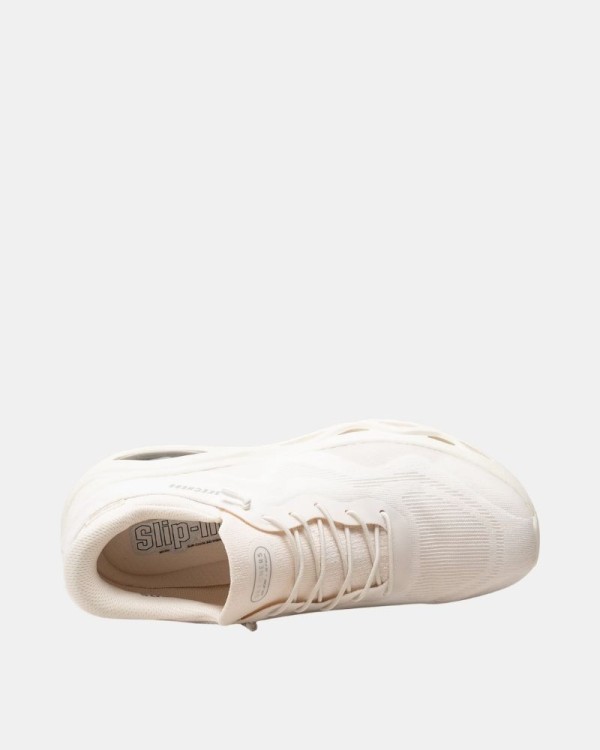 Sapatilhas Baixas Mulher SKECHERS Brancas 190115 UNO GLIDE STEP AIR GLIDERS
