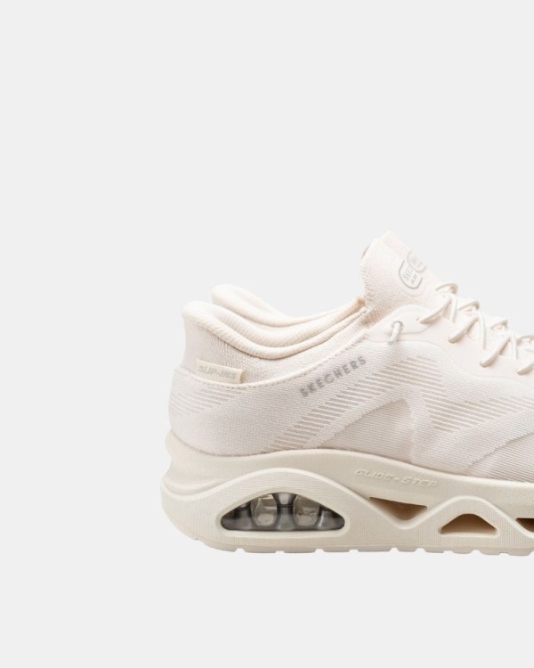 Sapatilhas Baixas Mulher SKECHERS Brancas 190115 UNO GLIDE STEP AIR GLIDERS