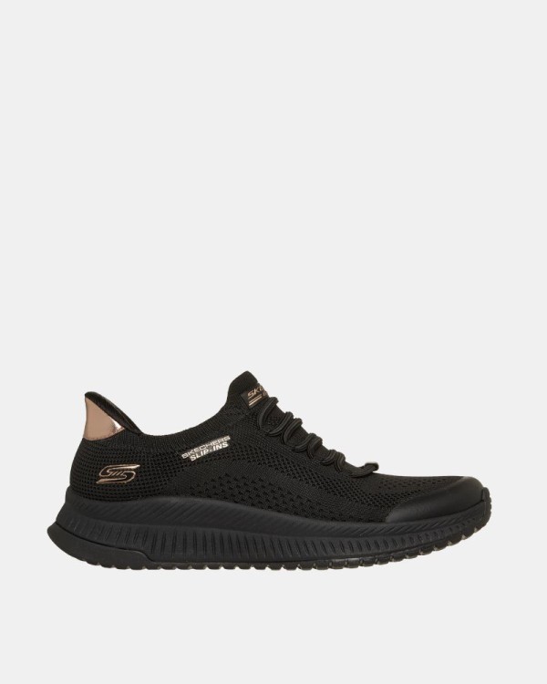 Sapatilhas Baixas Mulher SKECHERS Pretas 117743 BOBS SQUAD 4