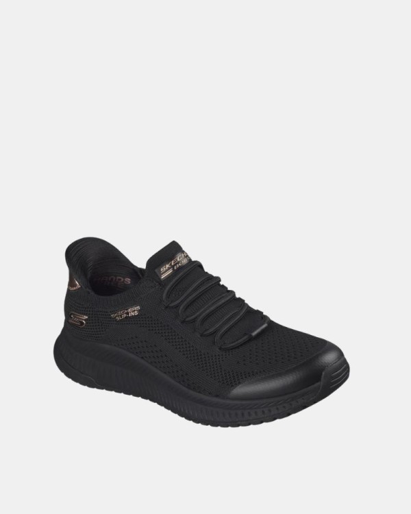 Sapatilhas Baixas Mulher SKECHERS Pretas 117743 BOBS SQUAD 4
