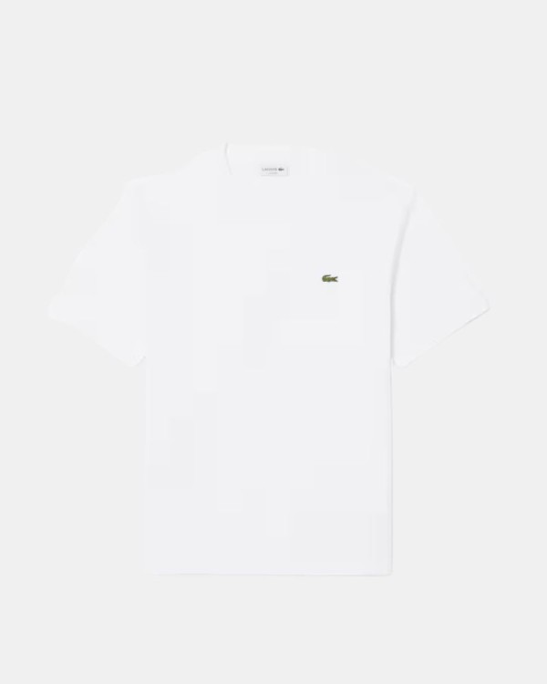 Camisetas de manga curta para homem LACOSTE Branco TH7318
