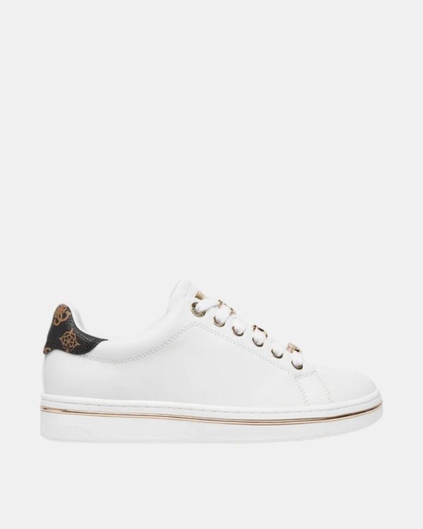Sapatilhas Baixas Mulher GUESS Branco STASEY FLPSTA ELE12