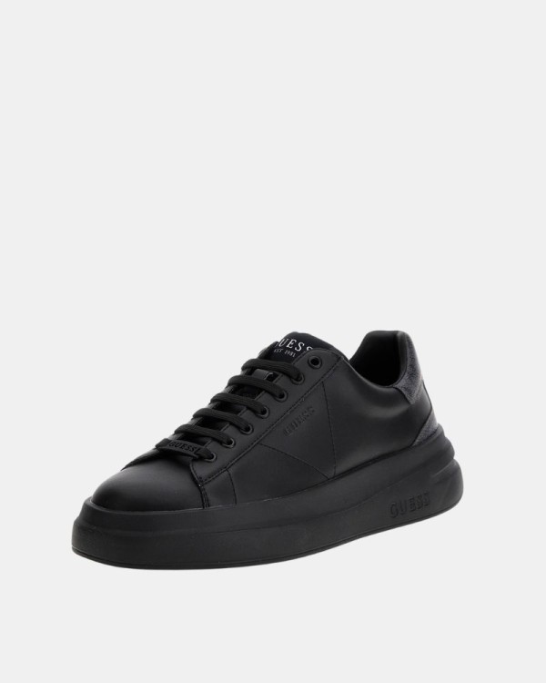 Sapatilhas Baixas Homem GUESS Preto ELBA FMPVIB LEA12