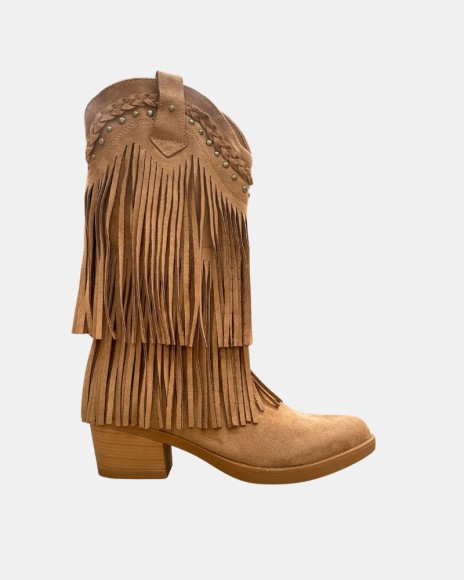 Botas RKS Altas Cowboy Mujer  Marrón 35 3106