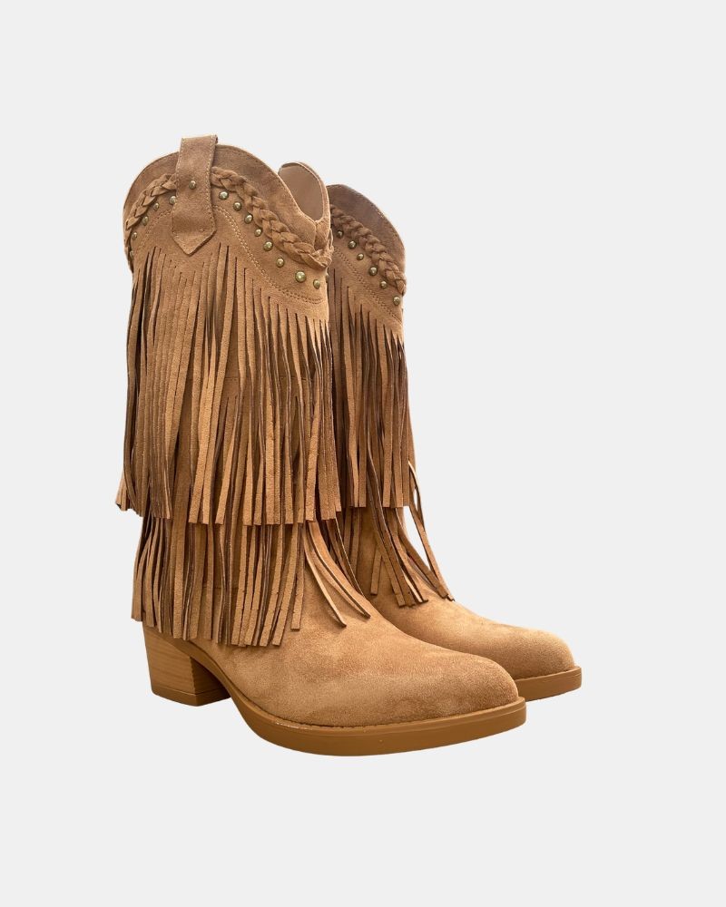 Botas RKS Altas Cowboy Mujer  Marrón 35 3106