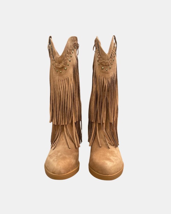 Botas RKS Altas Cowboy Mujer  Marrón 35 3106