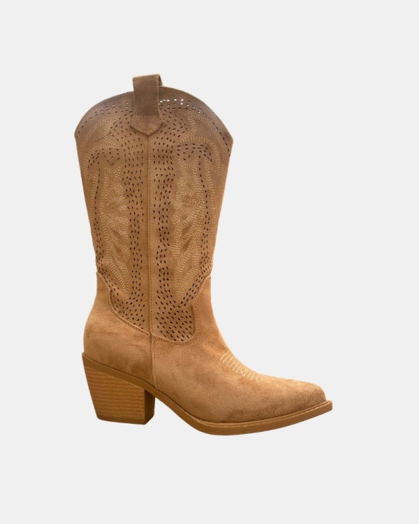 Botas Altas Cowboy Mulher Castanhas 353102
