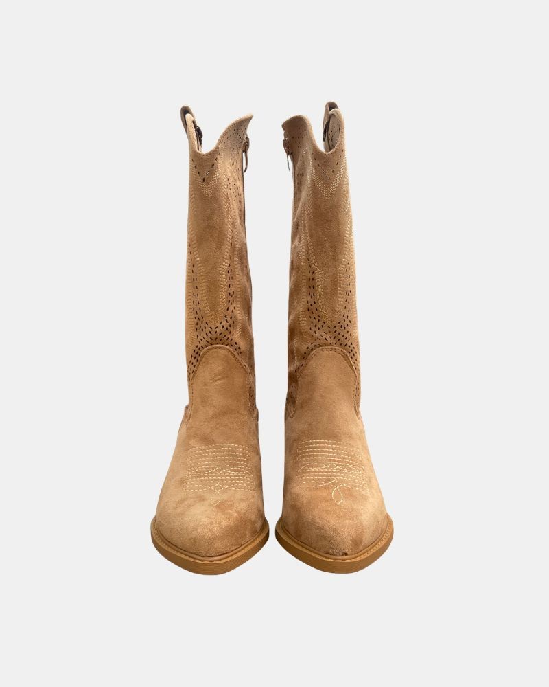 Botas Altas Cowboy Mulher Castanhas 353102