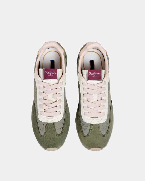 Sapatilhas Baixas Mulher PEPE JEANS Verde PLS400030 JANE SUBTLE