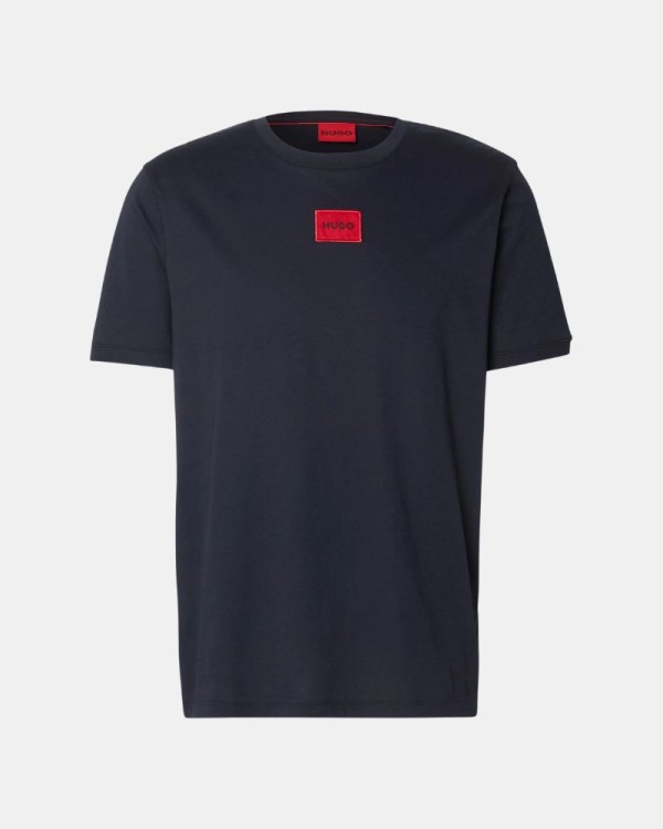 Camisetas de manga curta para homem HUGO Azul 50447978 DIRAGONAL212