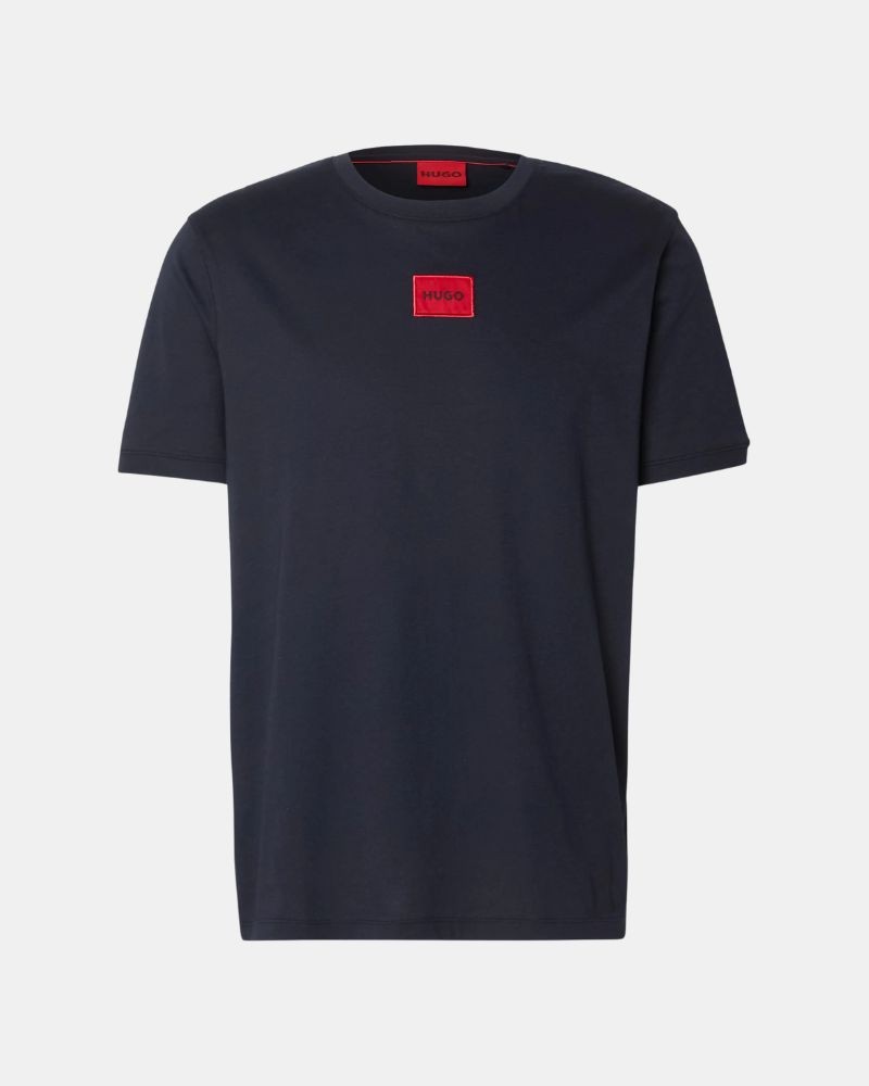 Camisetas de manga curta para homem HUGO Azul 50447978 DIRAGONAL212