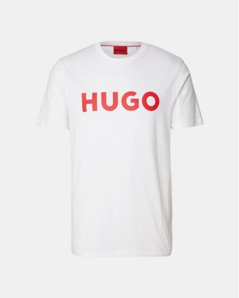 Camisetas manga curta Homem HUGO Branco 50467556 DULIVIO