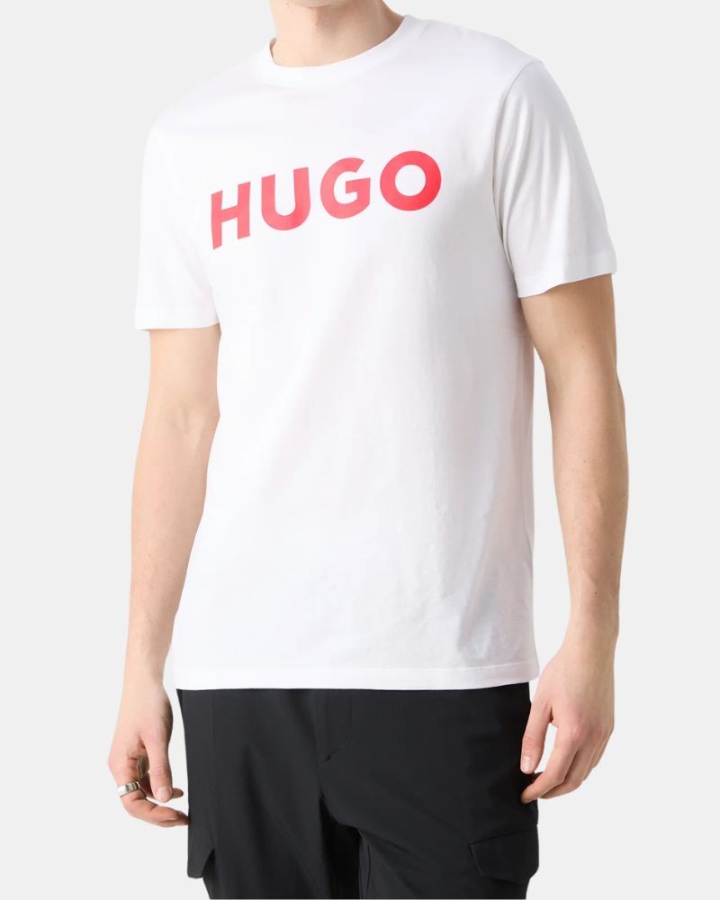Camisetas manga curta Homem HUGO Branco 50467556 DULIVIO