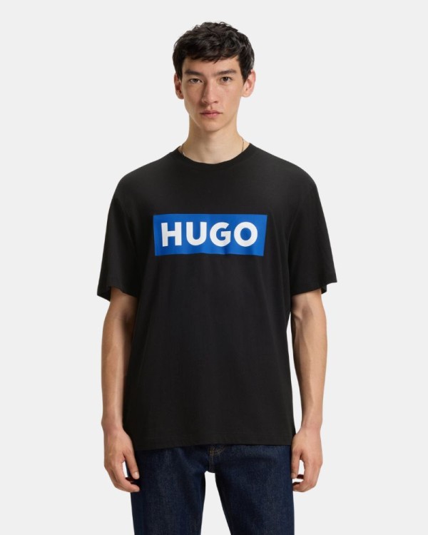 Camisetas Manga curta Homem HUGO Preto 50522376 NICO