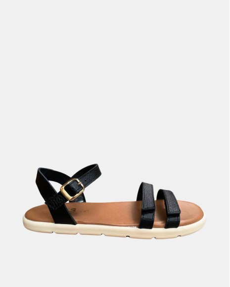 Sandálias Abertas Barefoot Mulher RKS Pretas 20026